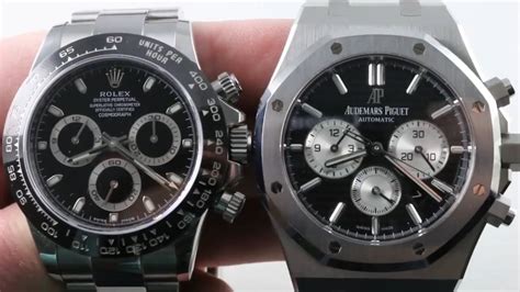 rolex daytona vs audemars piguet royal oak